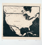 Atlas of My World I, 2001, by Zarina