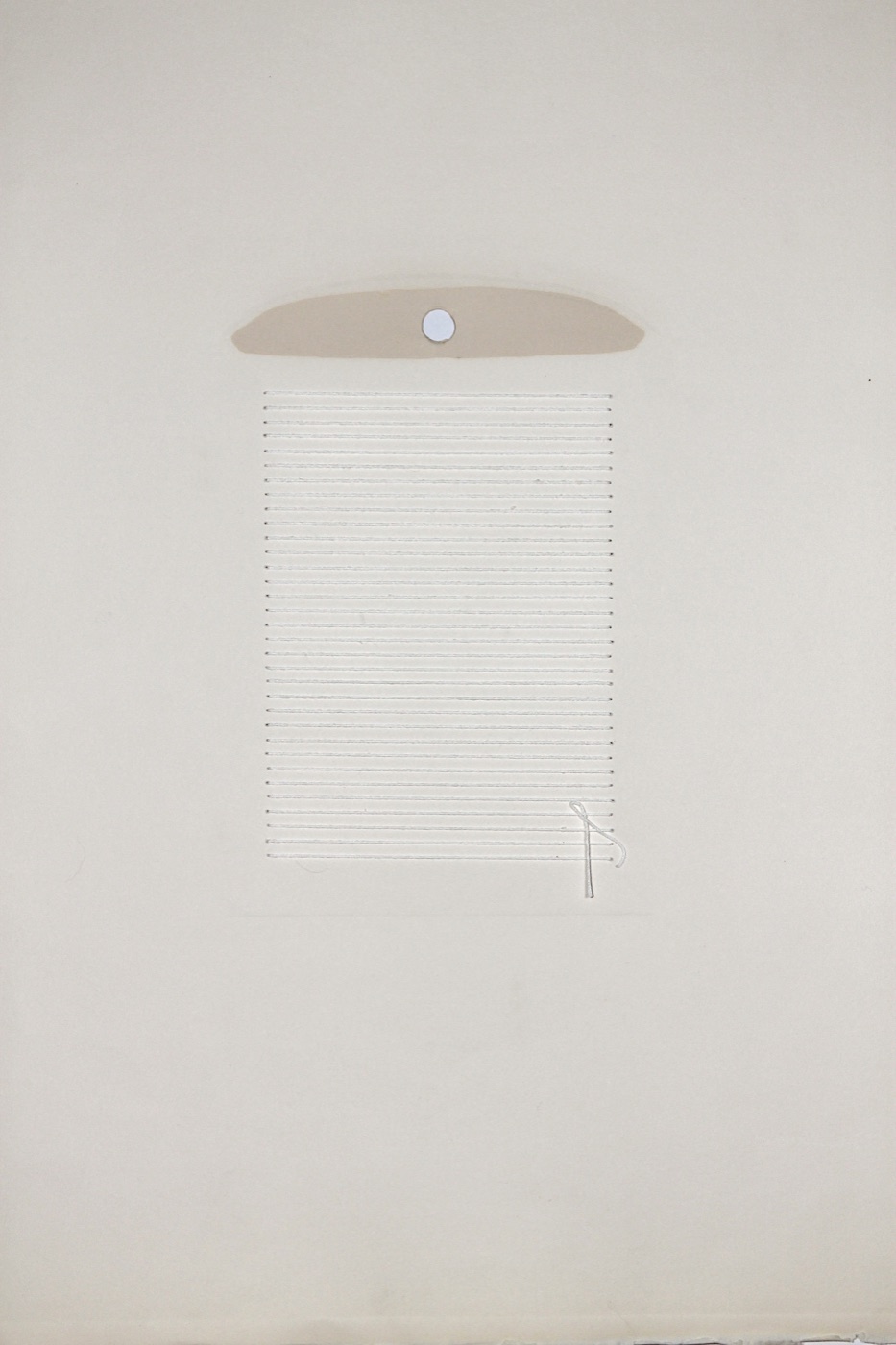 Spool, 1975, by Zarina