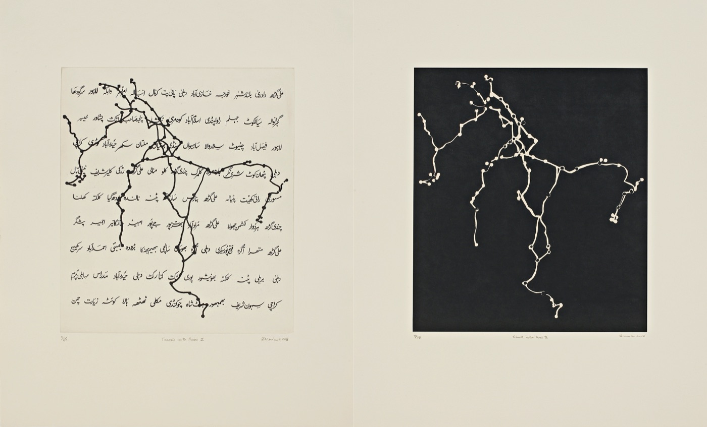 Travels with Rani, 2008, by Zarina