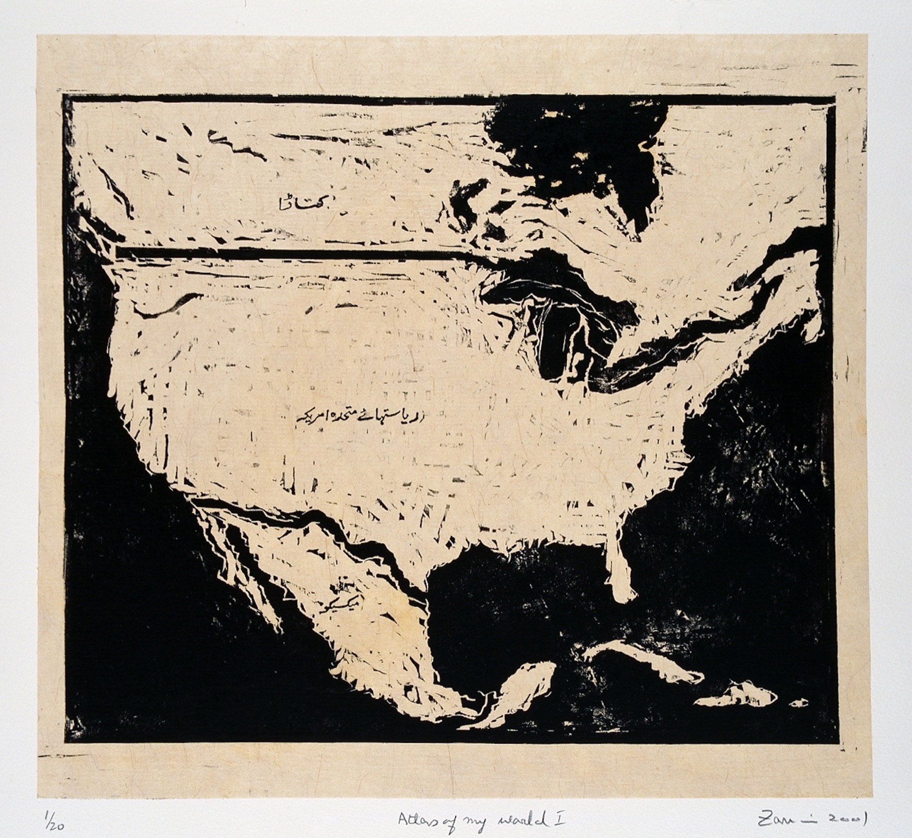 Atlas of My World: USA by Zarina